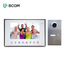Panel de aleación de aluminio de alta calidad Sistema de intercomunicador con video para puerta con función de liberación y memoria fotográfica para visitantes